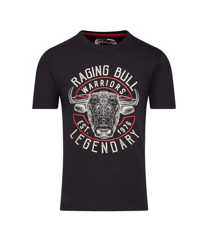 T-shirt warriors homme noir Raging Bull