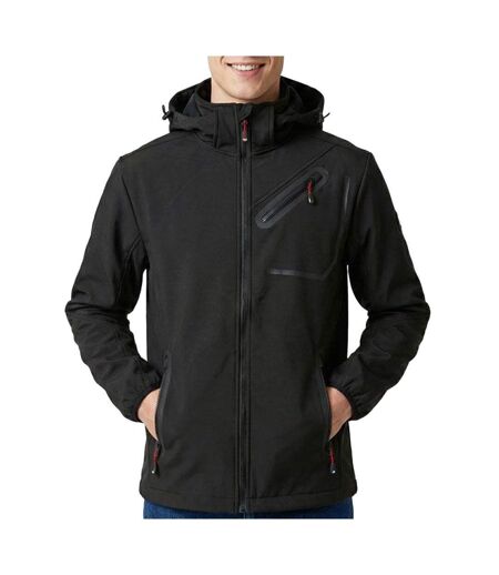 Veste noire homme paname brothers softshell robin
