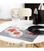 Set de Table Imprimé Pavotine 28x44cm Gris-2
