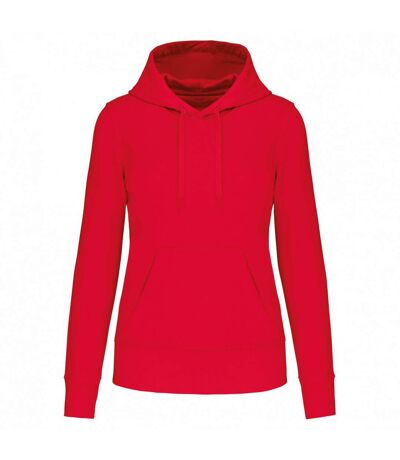 Sweat à capuche femme rouge Kariban