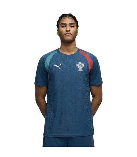 T-shirt Entraînement Motif/style Portugal World Cup Homme Vert Argenté Puma