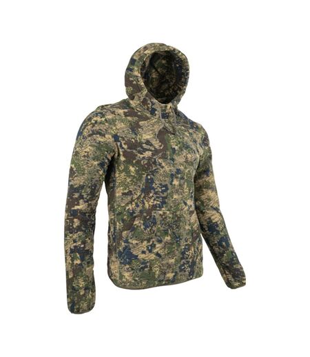 Sweat À Capuche Motif/style Camouflage Digital Homme Vert Marron Jack Pyke