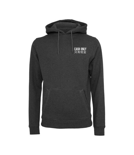 Sweat À Capuche Cash Only Homme Anthracite Mister Tee
