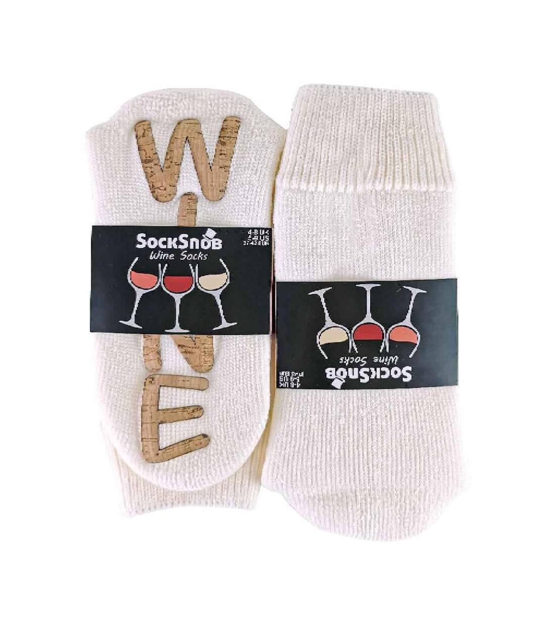 Chaussettes Antidérapantes avec Vin Motif 'WINE'-2