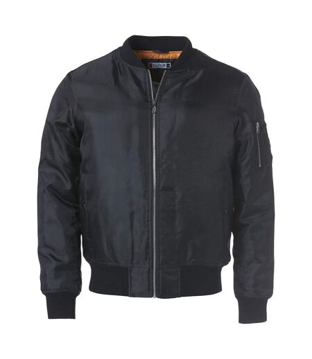 Unisex Adult Bomber Jacket Black Clique