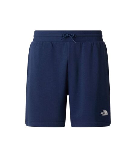 Mens Simple Dome Fleece Shorts Navy The North Face