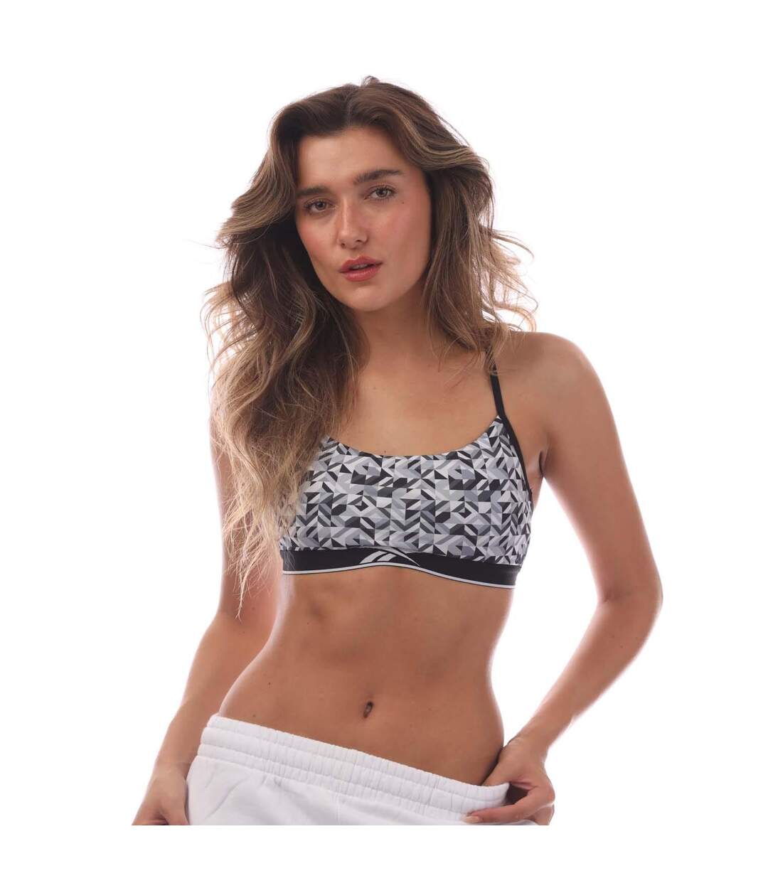 Womens/ladies Cita Bralette Grey Reebok-2