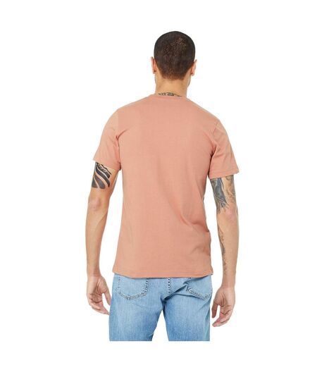 Canvas T-shirt Jersey Hommes Terre Cuite Bella + Canvas