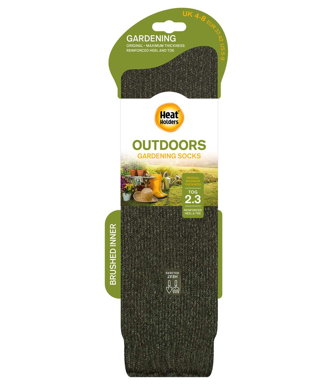 Mens Long Gardening Socks | Heat Holders | Thermal & Breathable Outdoor Knee High Socks-2