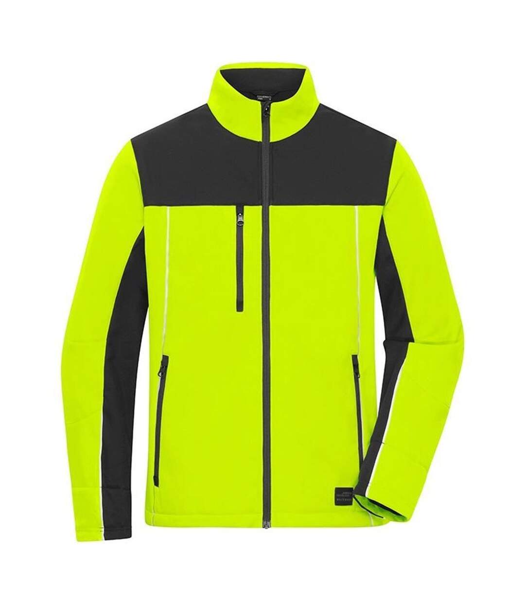 Veste de travail softshell - Unisexe - JN1856 - jaune fluo