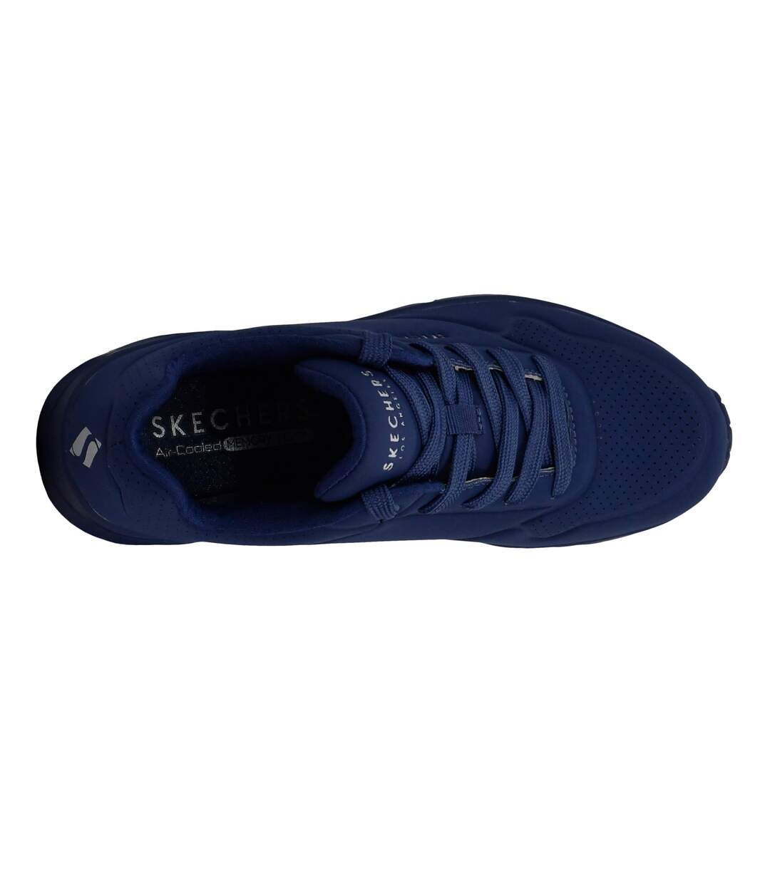 Baskets Durabuck Uno Femme Bleu Marine Skechers-4