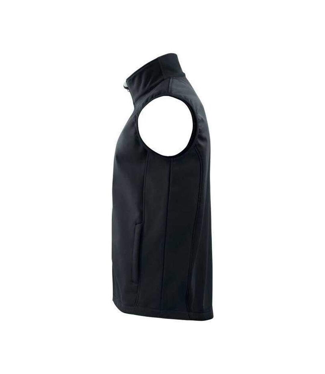 Mens Prio 3702 Two Tone Softshell Gilet Black Projob-3