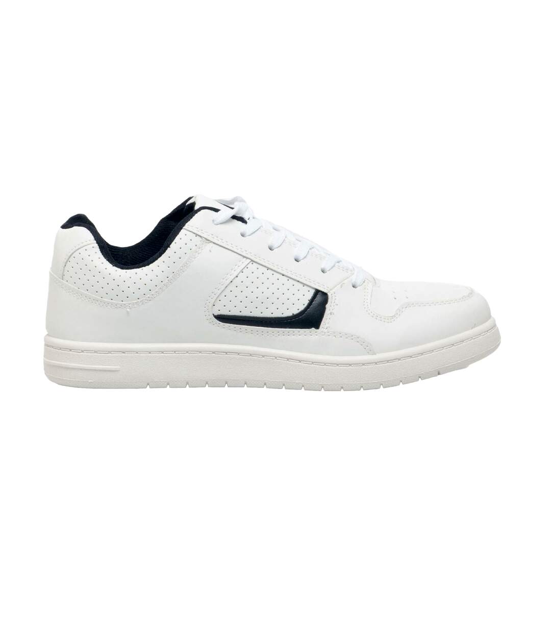 Euston baskets homme blanc/bleu marine Dek