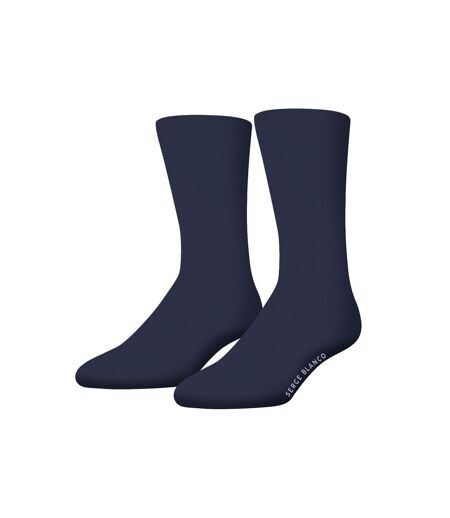 Lot de 6 paires de chaussettes de ville homme unies modèle B Serge Blanco
