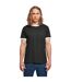 T-shirt Ringer Pour Hommes Noir Blanc Build Your Brand-2