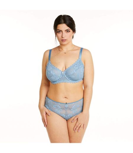 Soutien-gorge à armatures grand maintien bleu Siwa