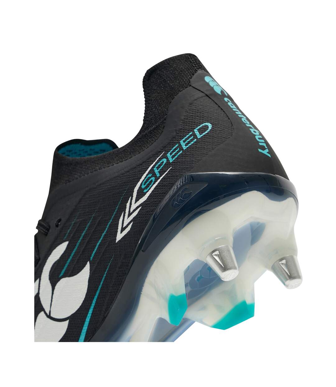 Unisex Adult Speed Falcon 2.0 Elite Soft Ground Rugby Boots Black Green Canterbury-4