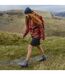 Ladies Knee Length Water Repellent Hiking Shorts with Zip Pockets-5
