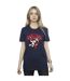 Disney Femmes/Les femmes Minnie Mouse World Champions Coton Boyfriend T-Shirt (Bleu marine) - UTBI38638-2