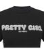 Haut Court Femme Noir Gris Pretty Boy Ugly World-3