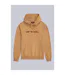 Mens Driver Logo Organic Hoodie Pale Yellow Animal-1