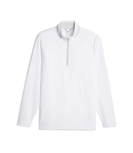 Pull blanc homme puma lightweight
