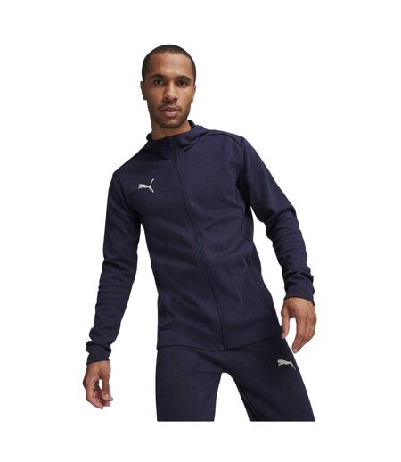 Mens Teamfinal Casuals Full Zip Hoodie Navy Puma