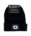 Ladies & Mens Winter Knit Beanie Hat with LED Light Torch-2