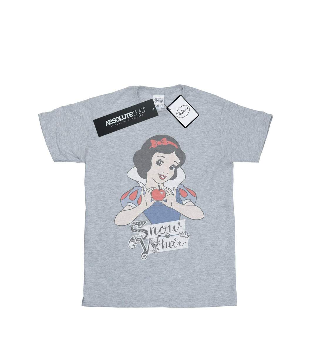 Disney Princess - T-shirt SNOW WHITE APPLE - Femme (Gris chiné) - UTBI42644-1