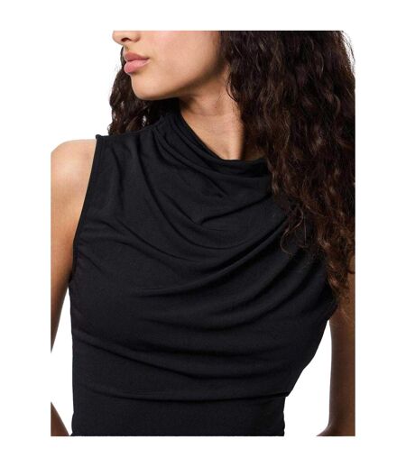 Haut Motif/style Drapé Madison Femme Noir Pieces