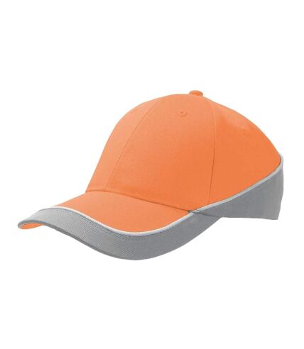 Casquette compétition racing mixte orange / gris Atlantis