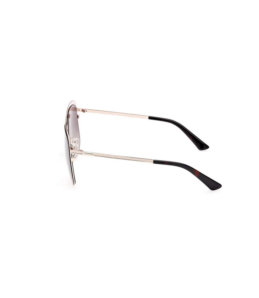 Lunettes De Soleil Motif/style Carré Homme Taille Unique Jaune Or Guess-2