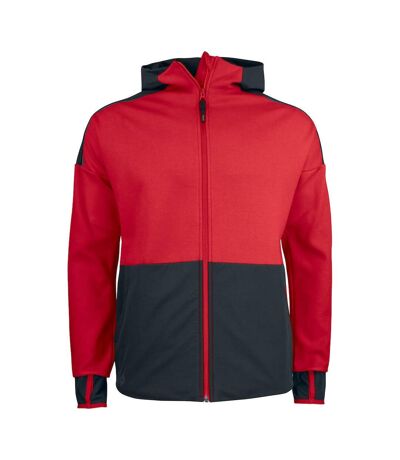 Projob Mens Hooded Jacket (Red/Black) - UTUB547