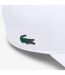 Unisex Adult Tech Logo Cotton Twill Baseball Cap White Lacoste-4