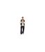 Doudoune Sans Manches Motif/style Chevron Homme Marron Brave Soul-1