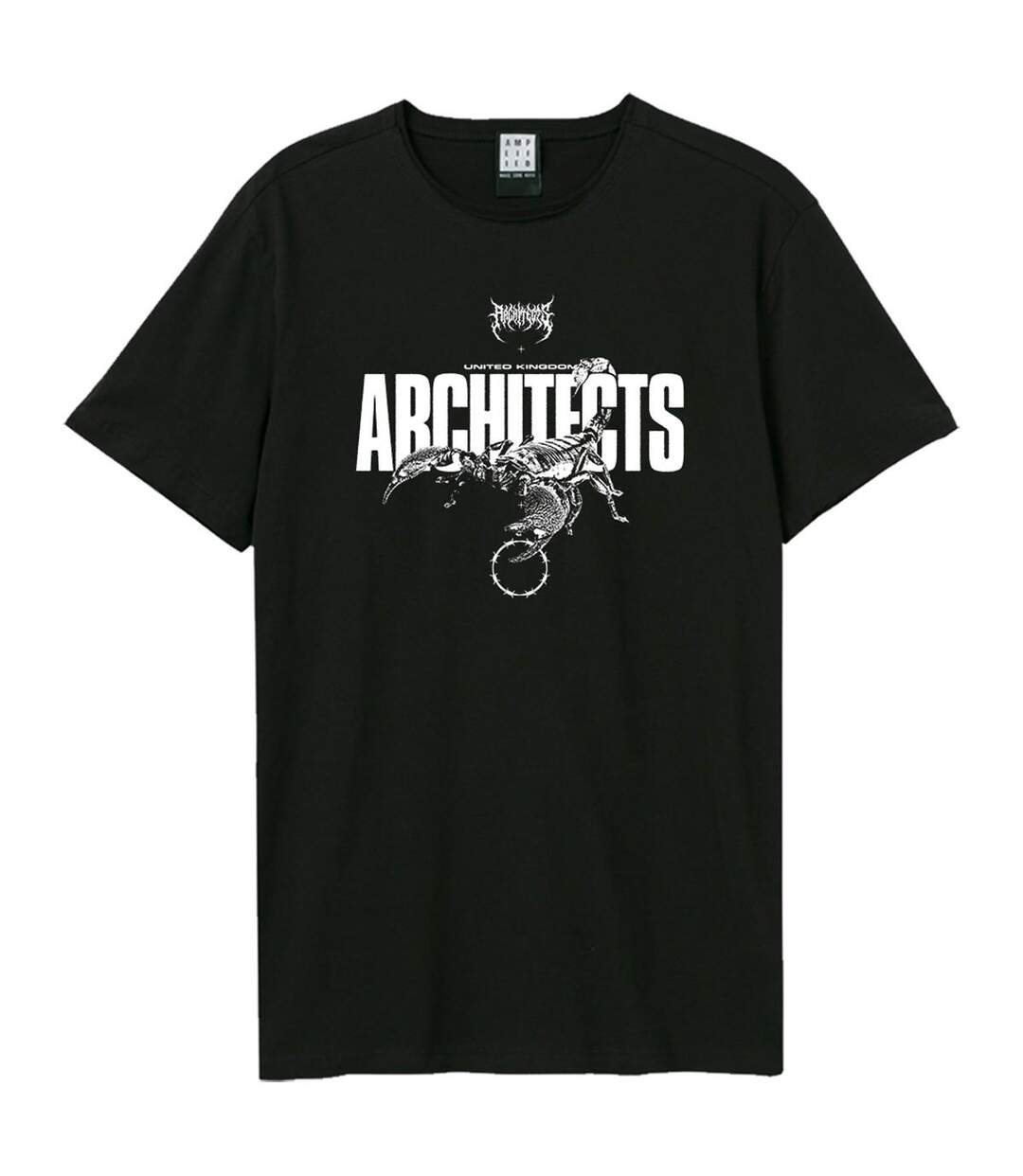 T-shirt Motif/style Architectes Scorpion Adulte Noir Amplified-1