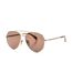 Men's Metal Aviator Sunglasses 7037GS-2