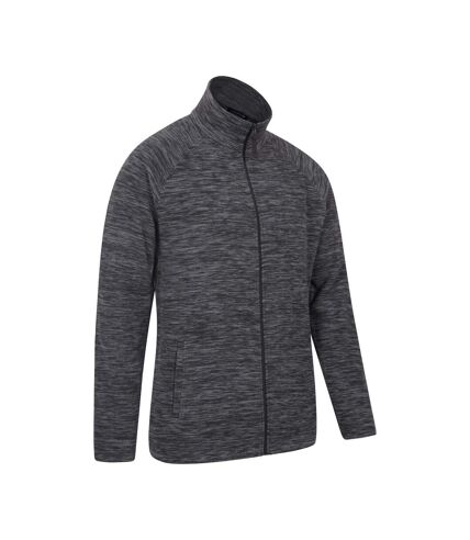 Mens snowdon ii full zip fleece jacket charcoal Mountain Warehouse