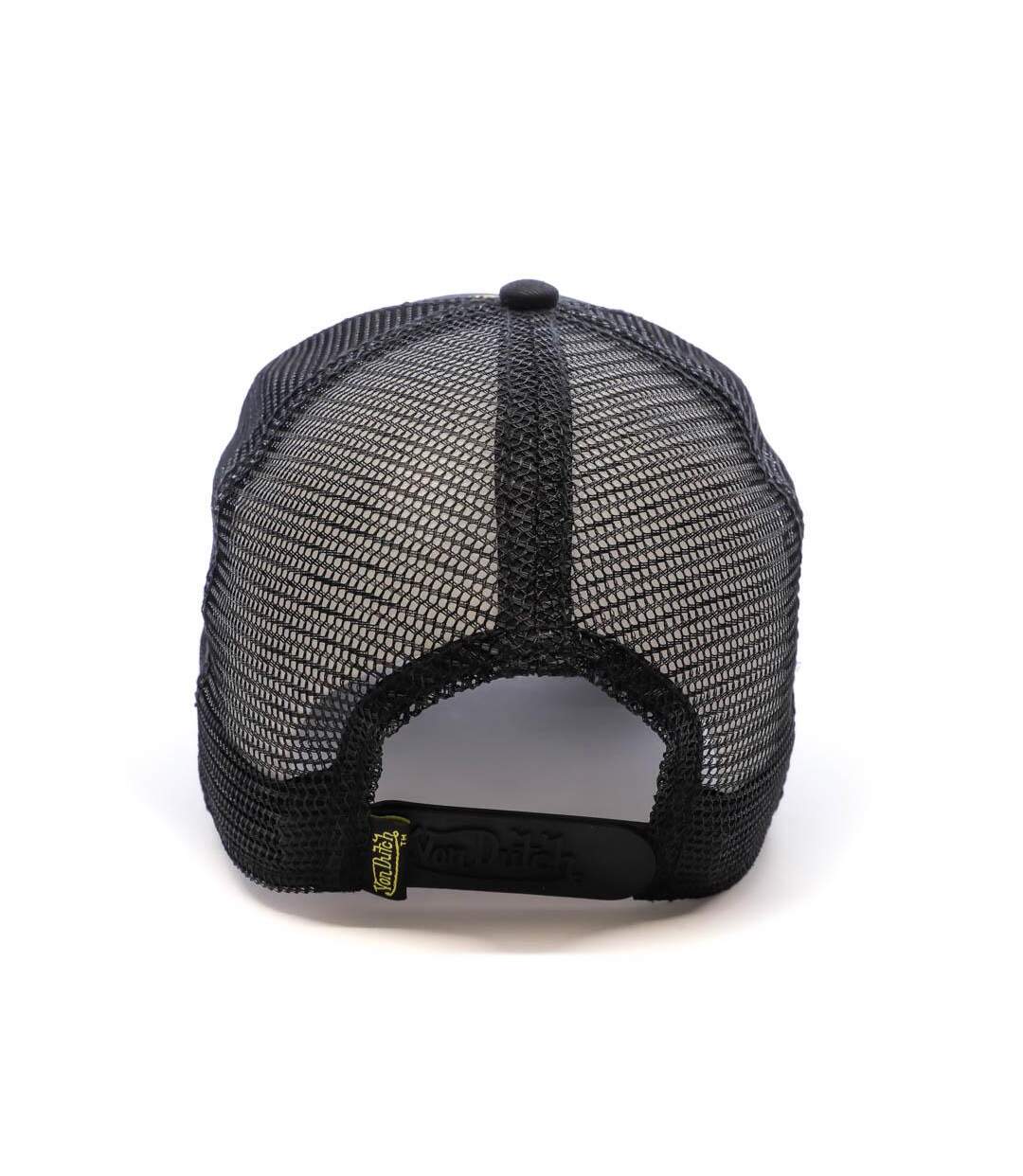 Casquette Noire/Jaune Homme Von Dutch 909130 - Taille unique-3