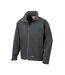 Result Mens 2 Layer Base Softshell Breathable Wind Resistant Jacket (Black)