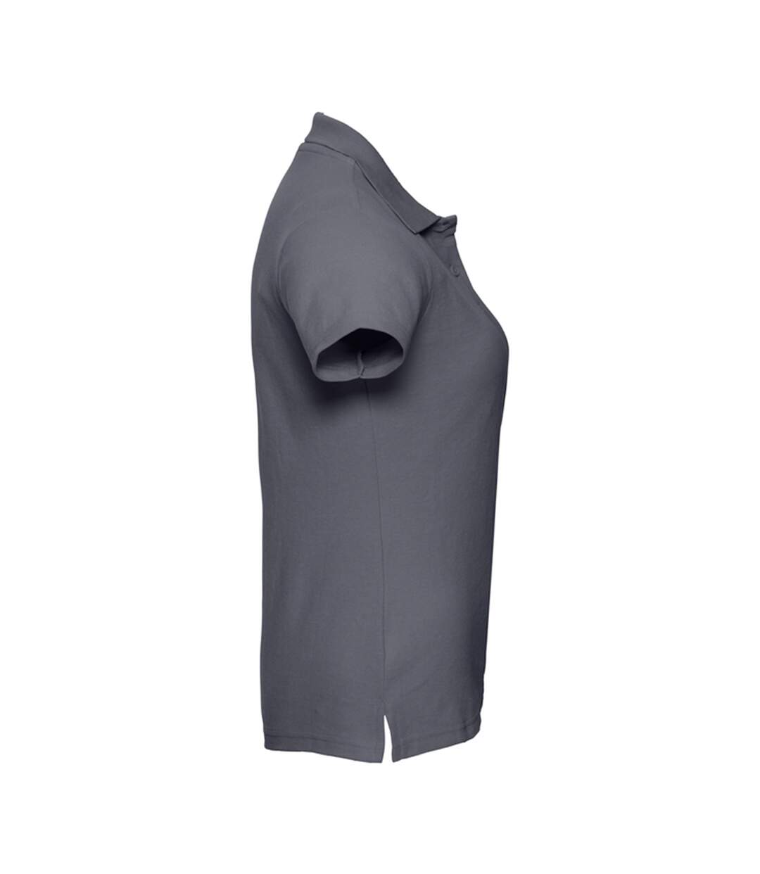 Polo Classic Femme Gris Foncé Uni Russell-3