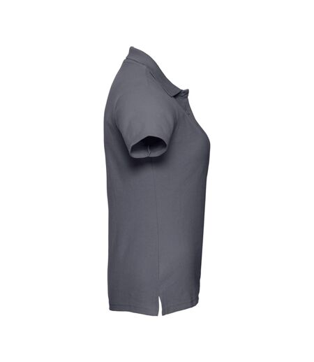 Polo Classic Femme Gris Foncé Uni Russell