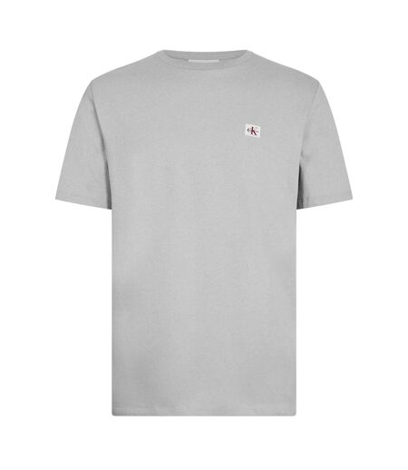 T-shirt Motif/style Logo Rectangulaire Homme Gris Calvin Klein