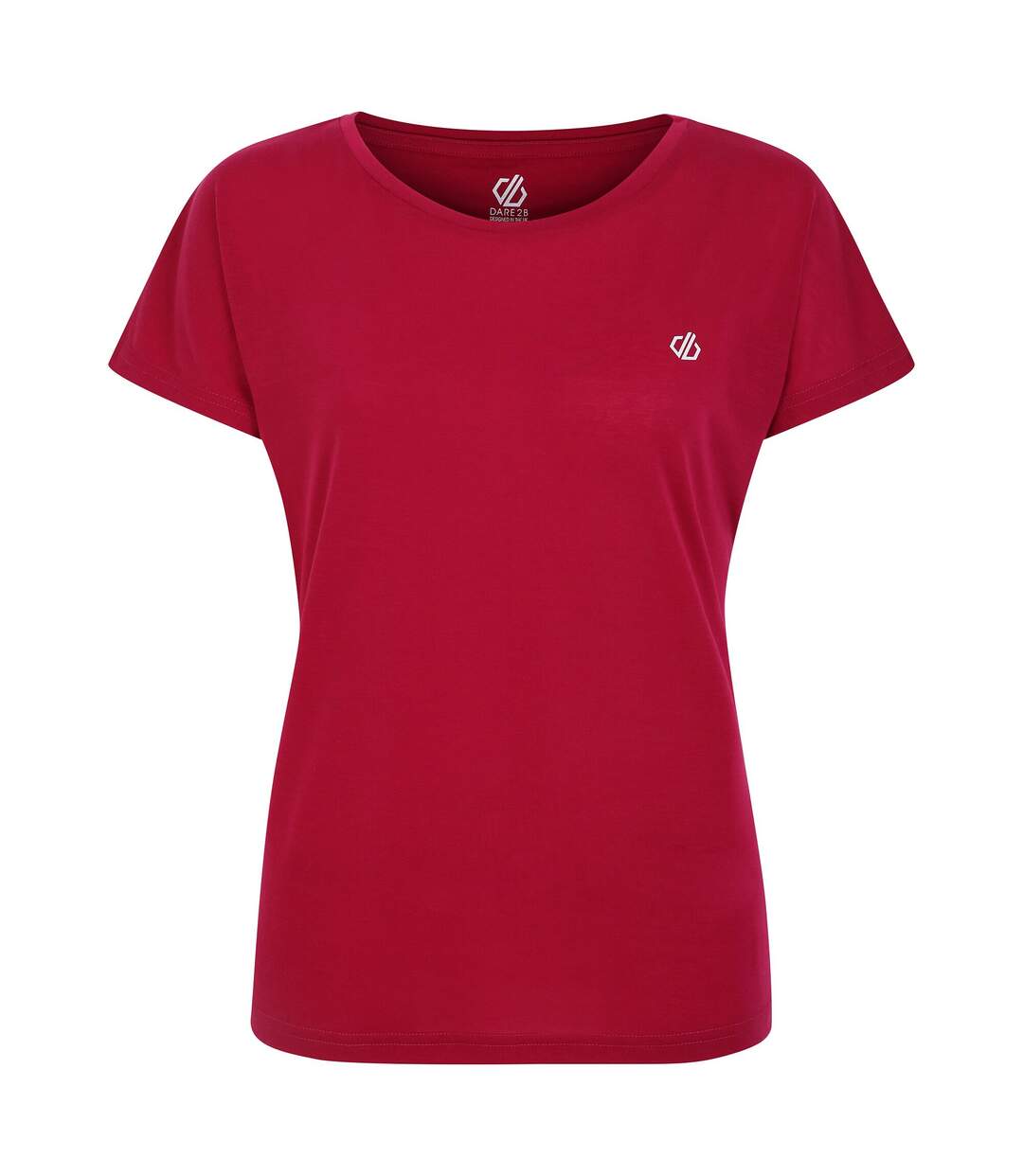 Womens/ladies Persisting Marl Lightweight T-shirt Berry Pink Dare 2B ...