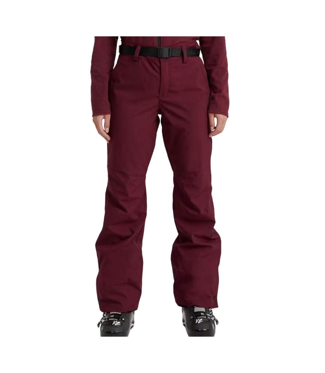 Pantalon de ski bordeaux femme o'neill star-1