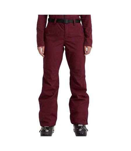 Pantalon de ski bordeaux femme o'neill star