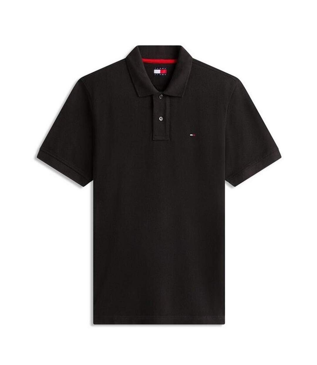 Polo noire homme tommy hilfiger regular-2