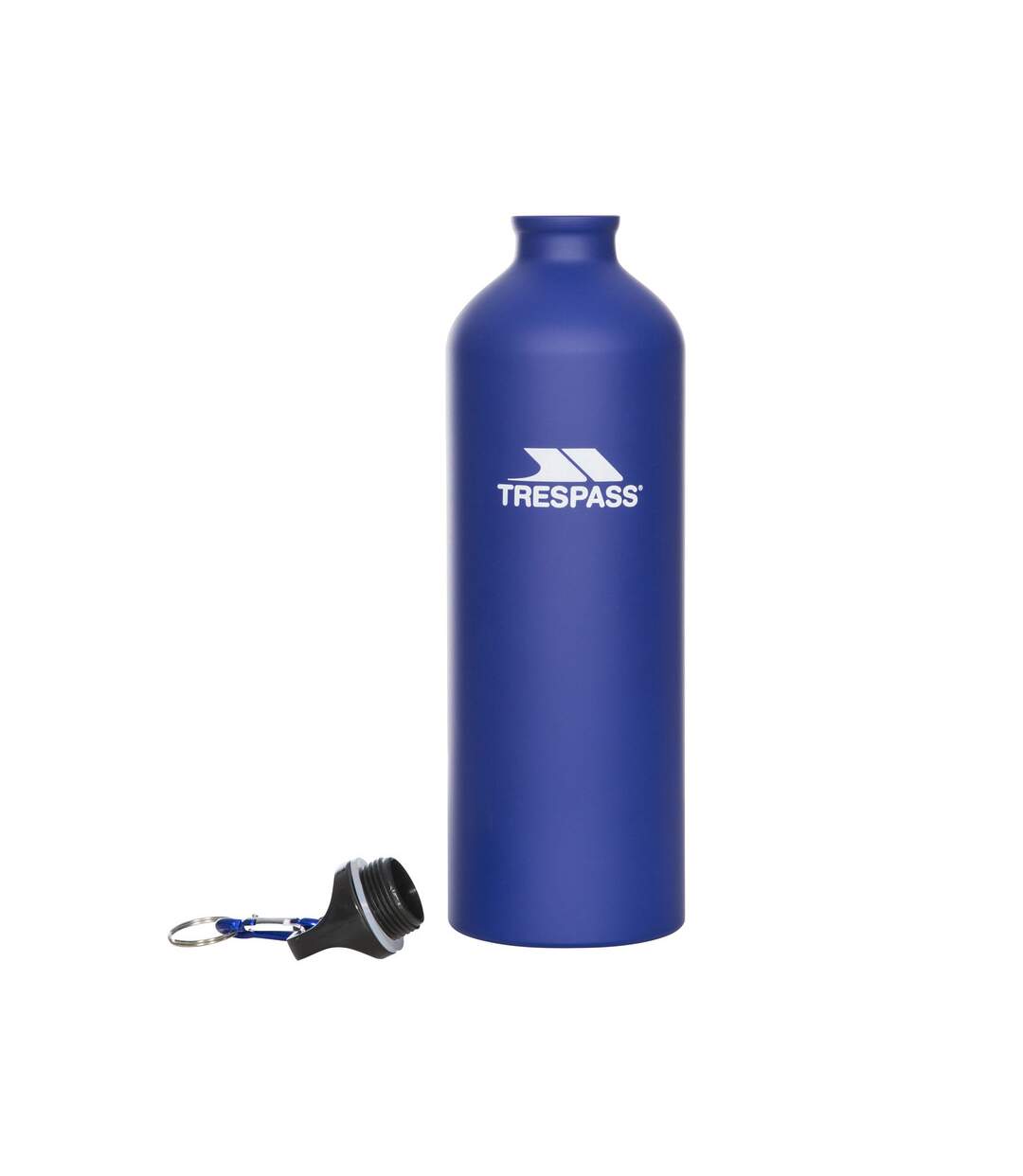 Trespass Adults Slurp Water Bottle With Carabiner (1 Litre) (Matt Blue) (One Size) - UTTP407-2