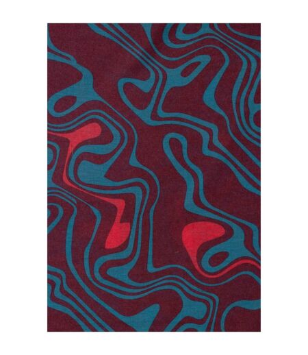 Womens/ladies rindell neckwarmer one size dark cherry print Trespass