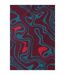 Womens/ladies rindell neckwarmer one size dark cherry print Trespass